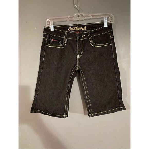 Bubblegum Black Denim Bermuda Shorts Size 5/6 - Picture 1 of 5